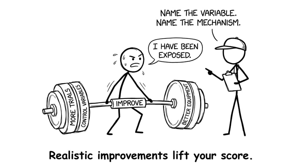 "Improvements" weightlifting joke