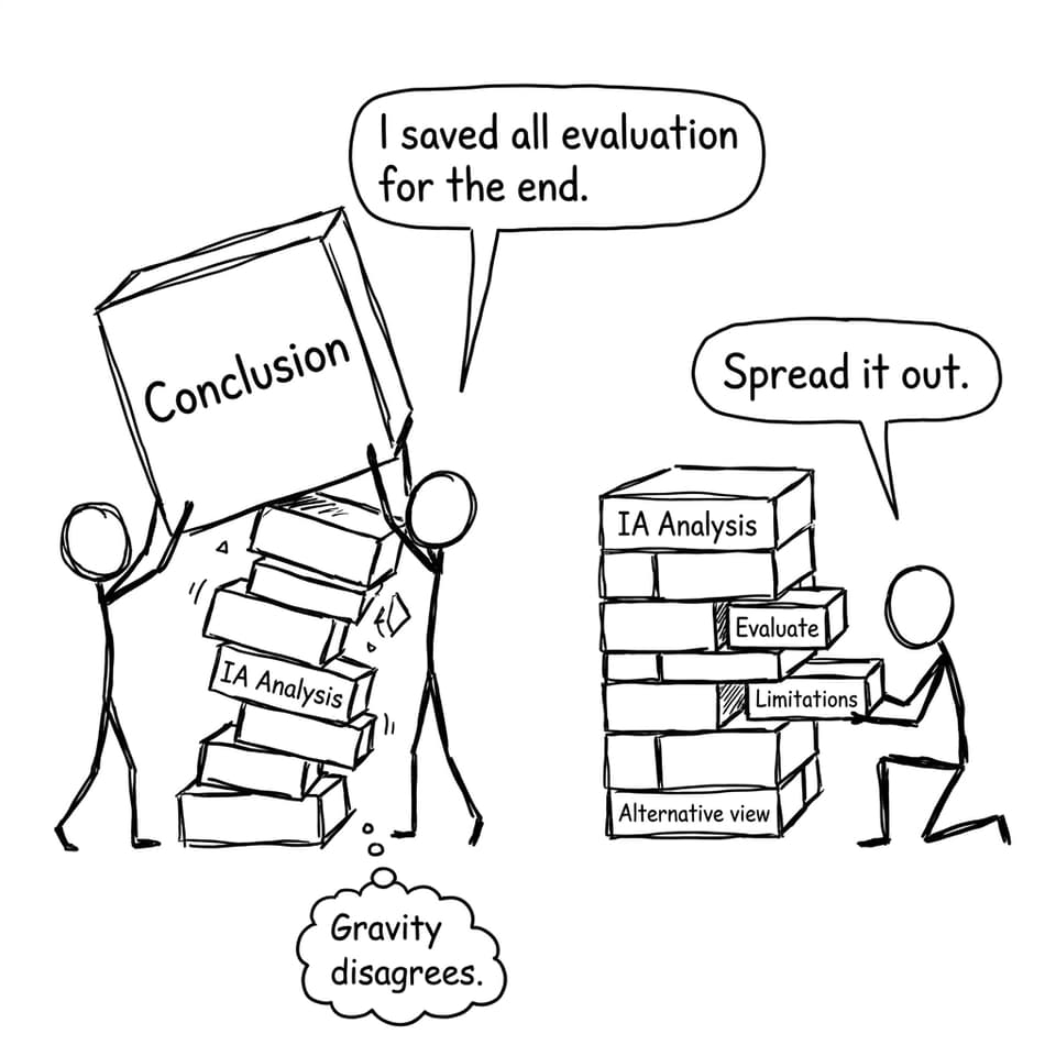 Don’t save evaluation for the end joke