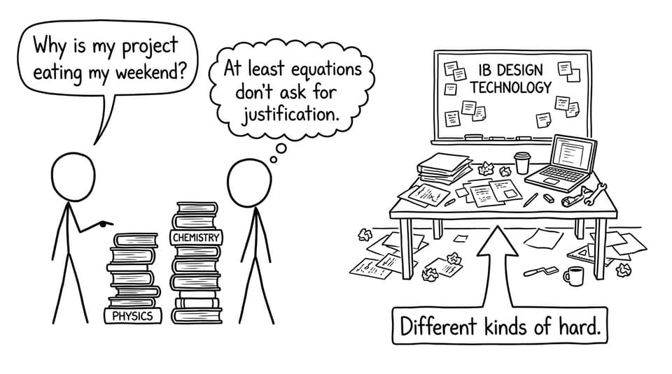 Two kinds of hard: books vs project chaos