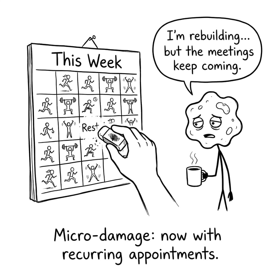 Rest day erased comic
