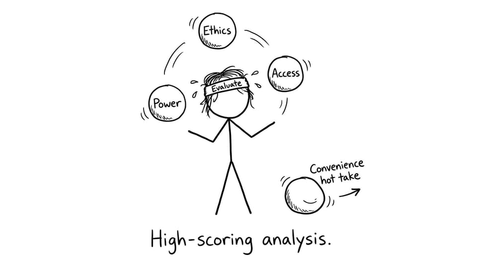 Exam-mode juggling: power, ethics, access