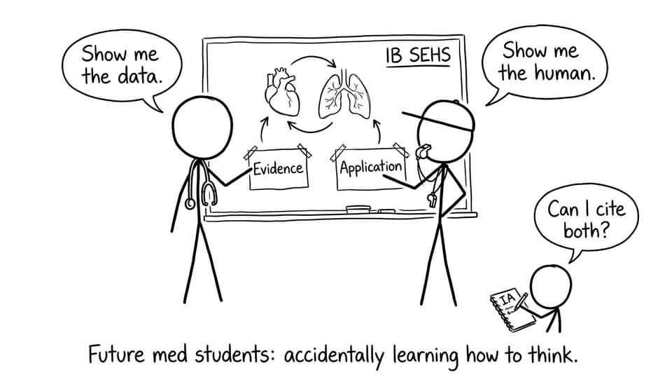 Doctor vs coach whiteboard debate