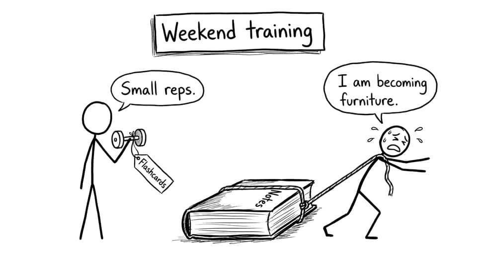 Weekend training comic