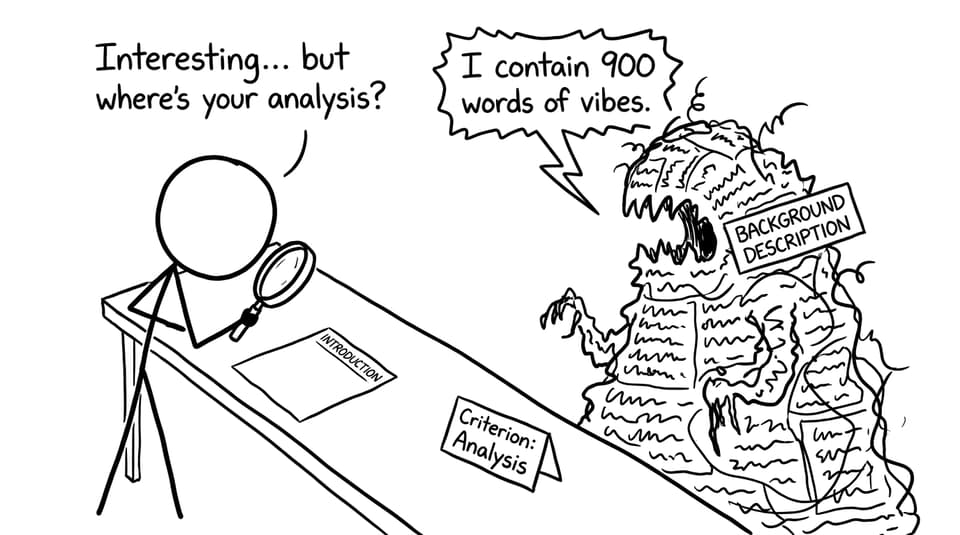 Paragraph monster vs analysis