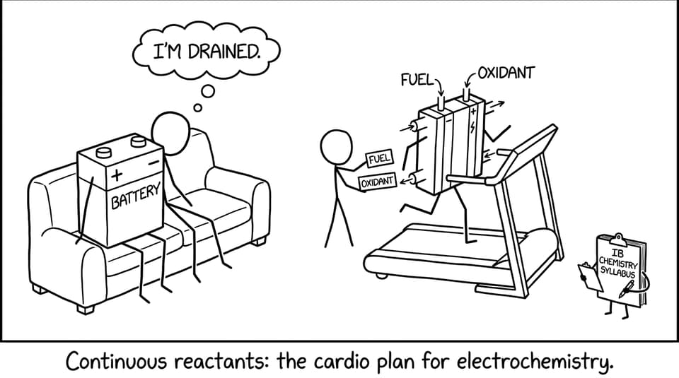 Fuel cell vs battery joke