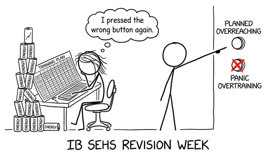 IB SEHS revision week button mix-up