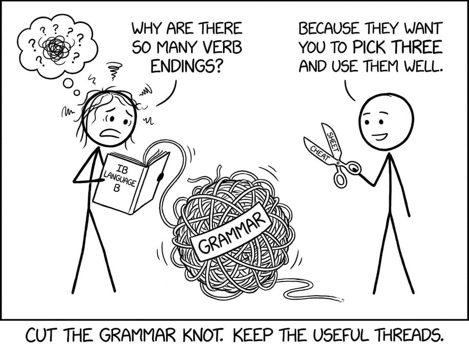 Grammar knot comic