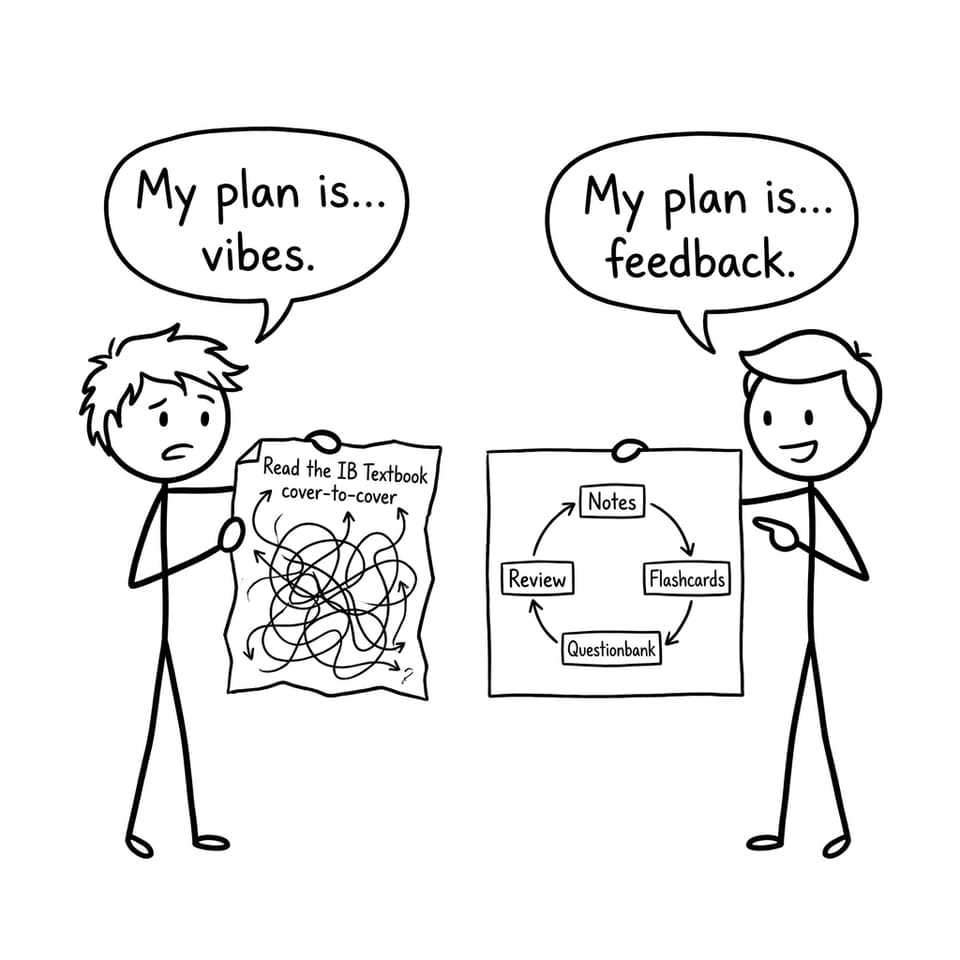 Two study plans collide