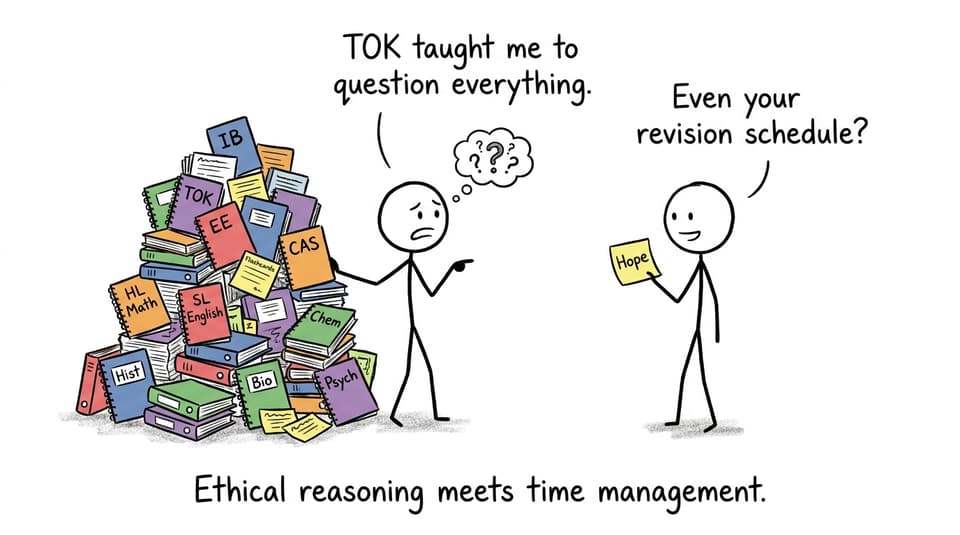 Ethical reasoning meets time management.