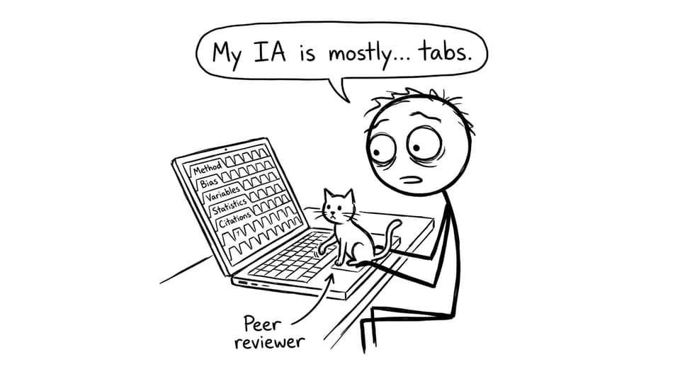 My IA is mostly tabs comic