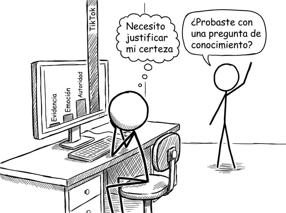 Comic TOK: justificando certeza en el ensayo