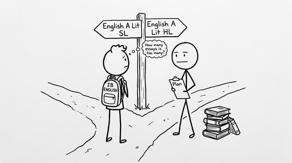 A student choosing between SL and HL