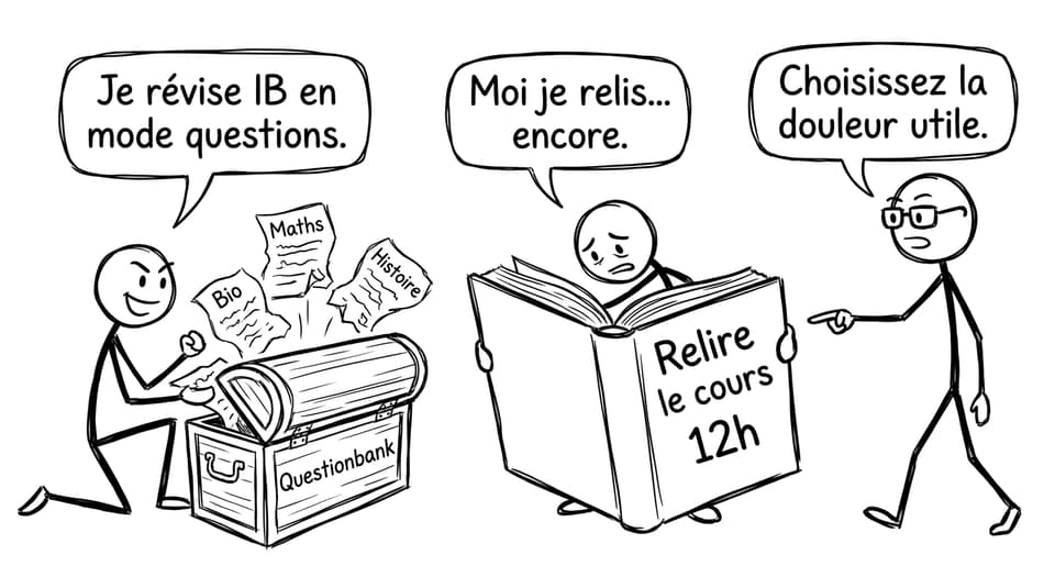 Questionbank vs relire encore