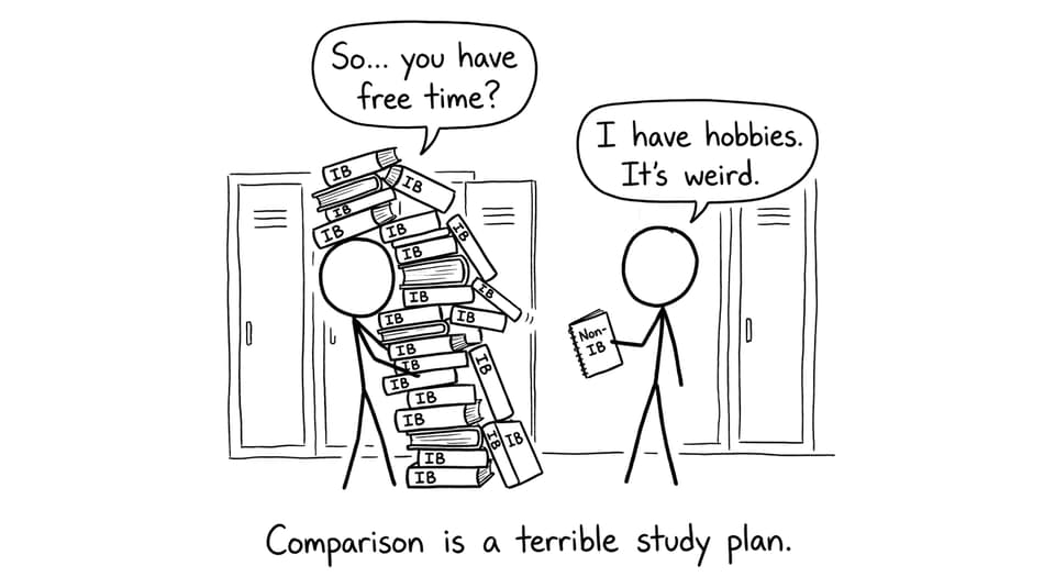 IB vs Non-IB comparison comic