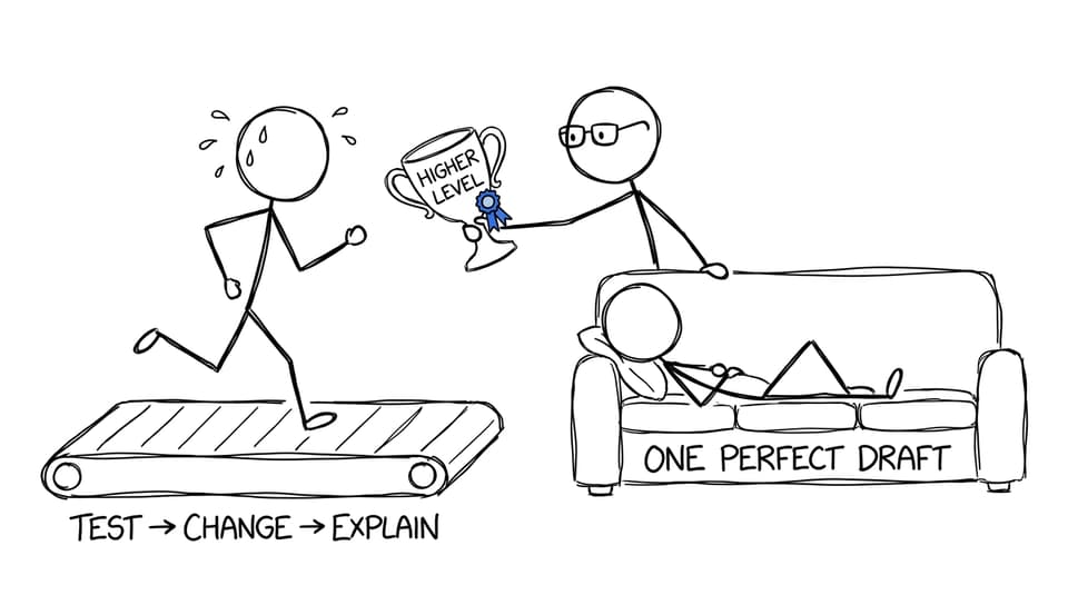 Iteration treadmill joke