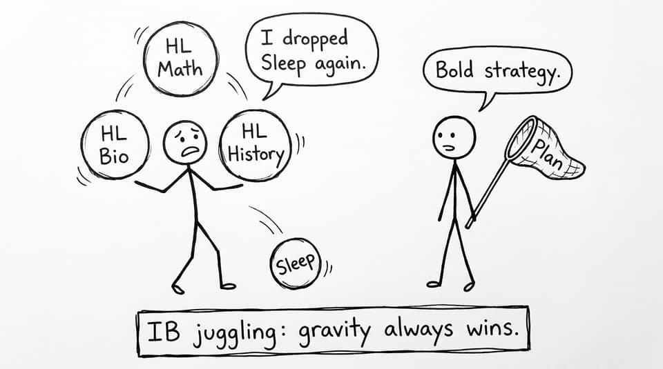 IB juggling: gravity always wins
