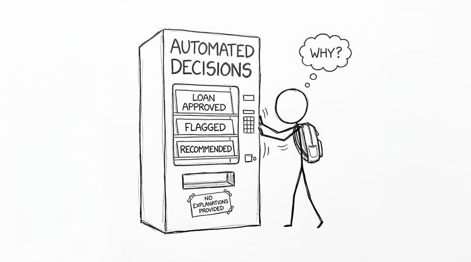 A vending machine of decisions with no explanations