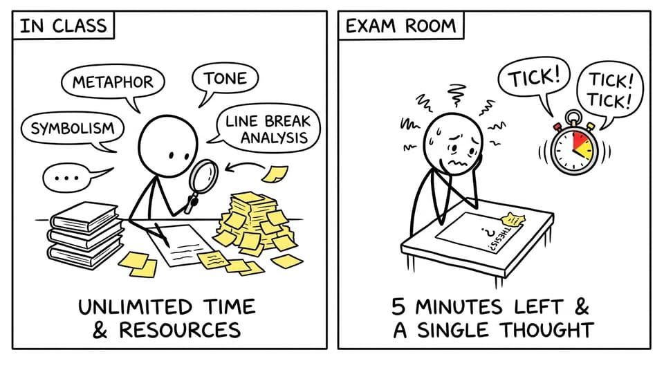 Class vs exam brain