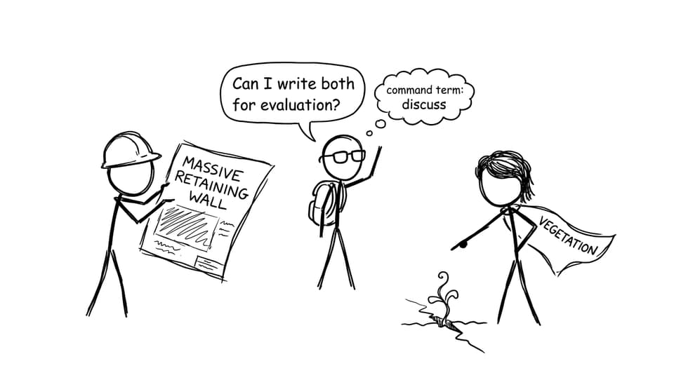 “Can I write both for evaluation?”