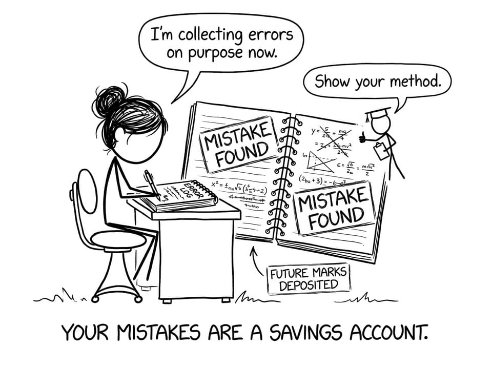 Mistakes as a savings account