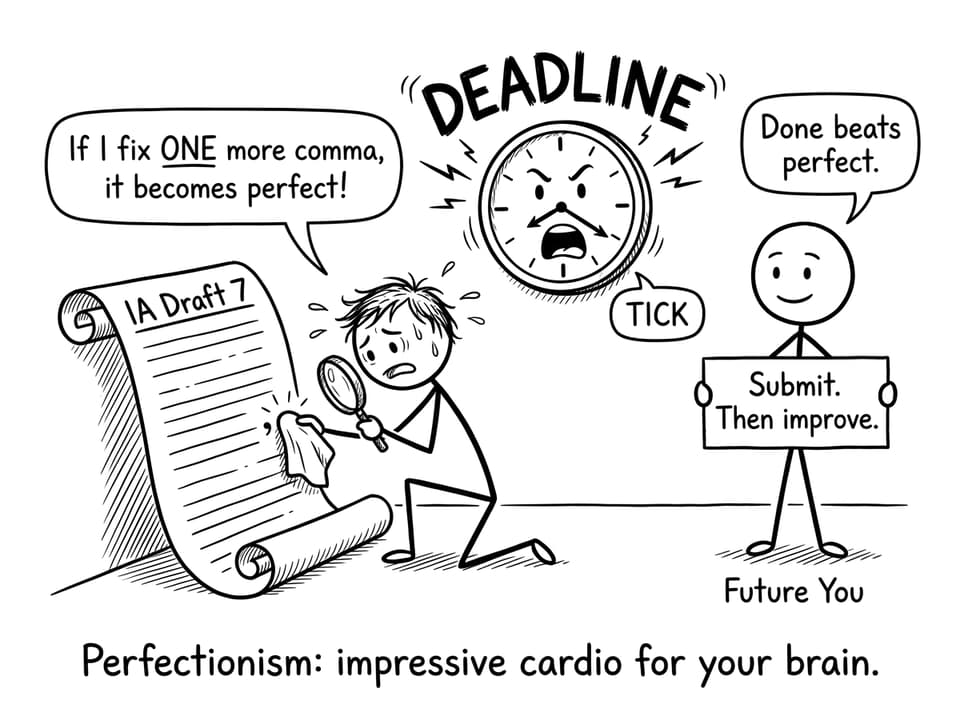 Perfectionism: impressive cardio for your brain.