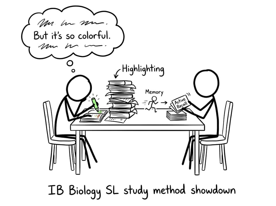 IB Biology SL study method showdown