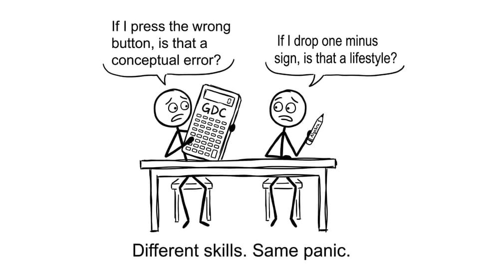 Different skills, same panic