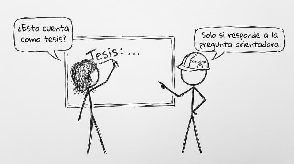 Tesis y pregunta orientadora