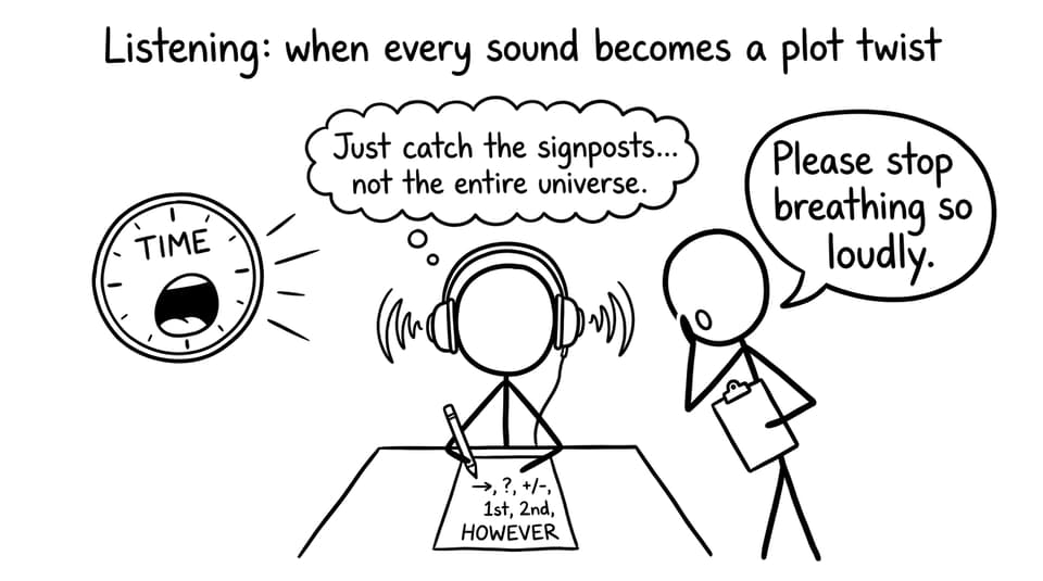 Listening: when every sound becomes a plot twist