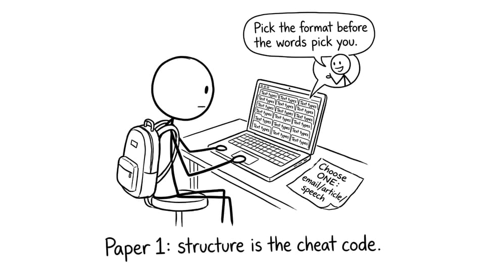 Paper 1 structure is the cheat code