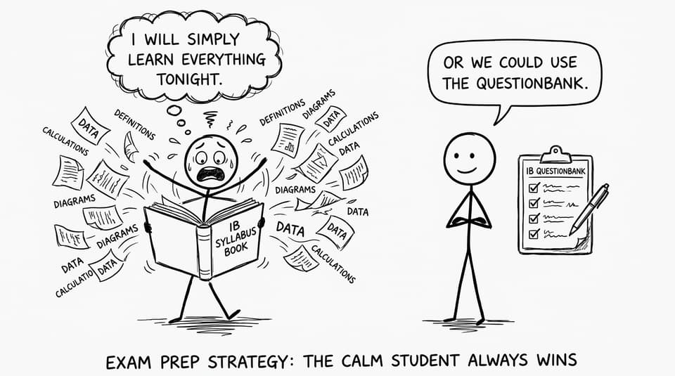 Exam prep strategy: the calm student always wins