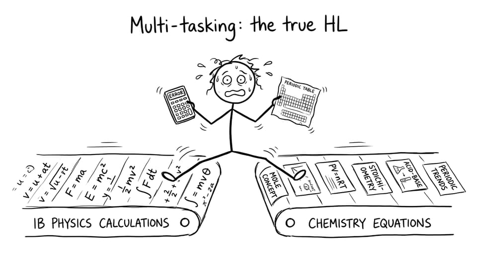 HL student trying to revise both at once