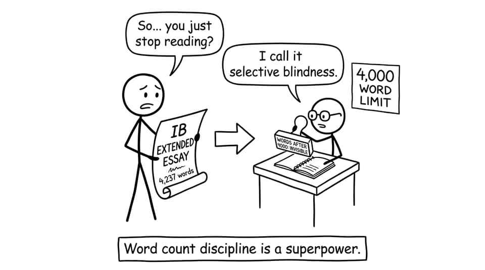Student learns what happens after 4,000 words