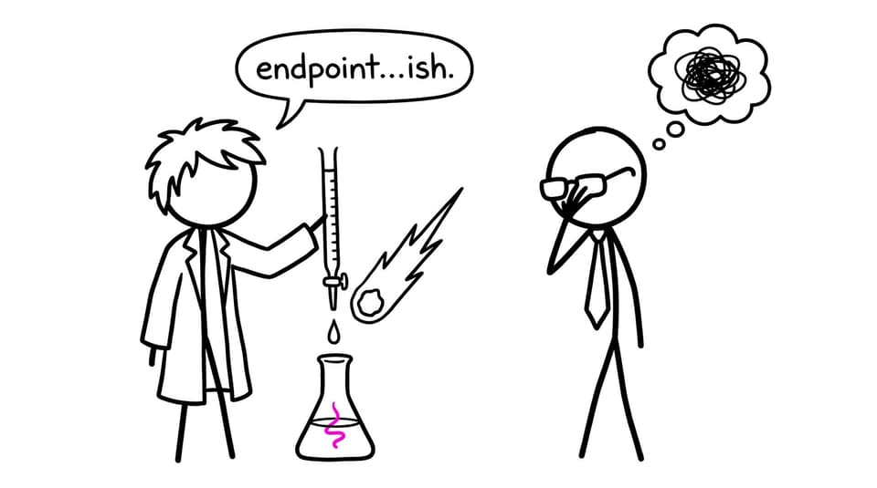 One drop too many in a titration