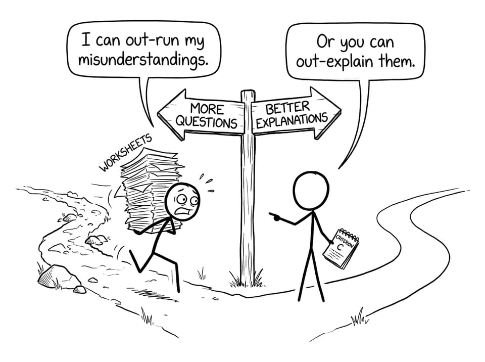 Fork in the road: more questions vs better explanations