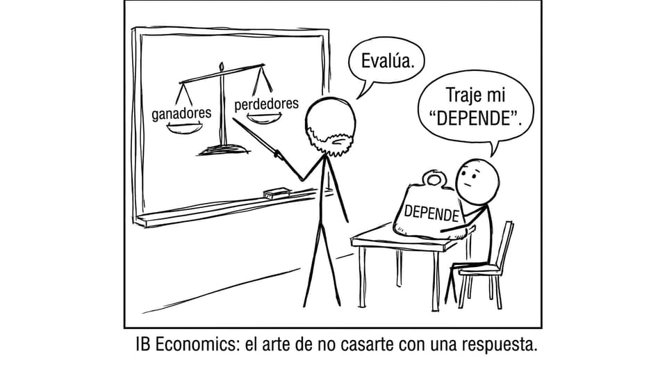 Comic: el peso universal de "depende"