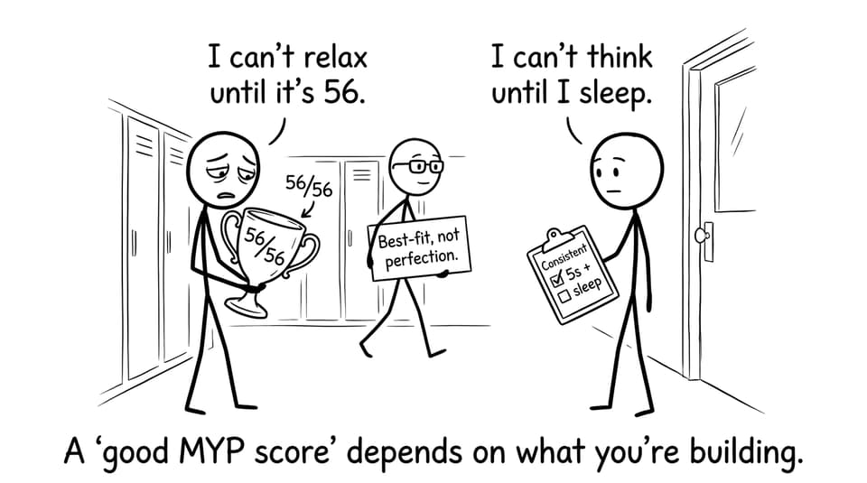 Two versions of “good” goals in MYP