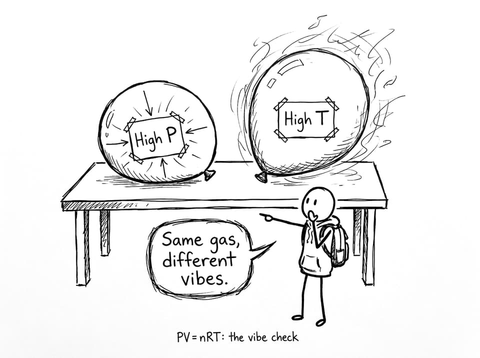 PV=nRT vibe check balloons