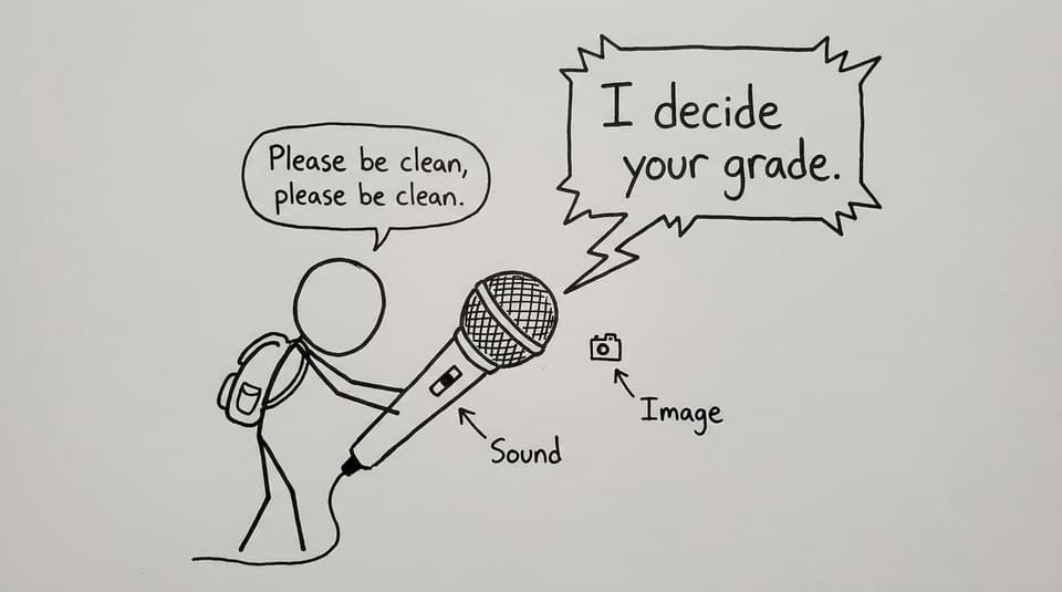 Sound quality panic, but make it funny