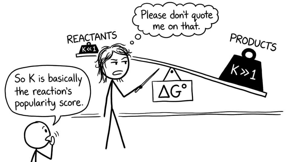 K as a “popularity score” comic
