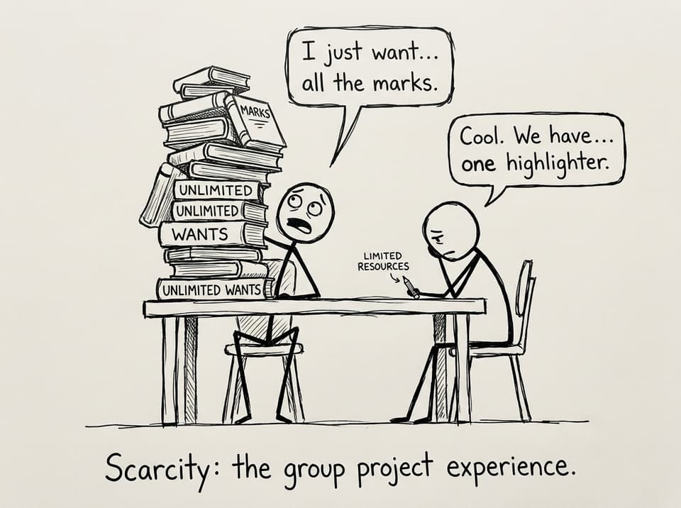 Scarcity: the group project experience.