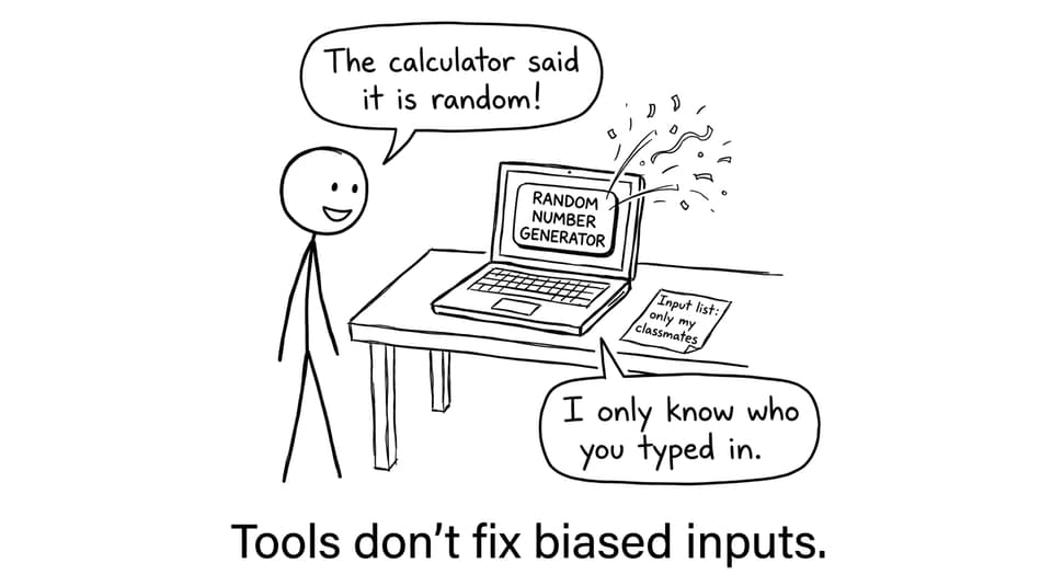 Random number generator with biased input list