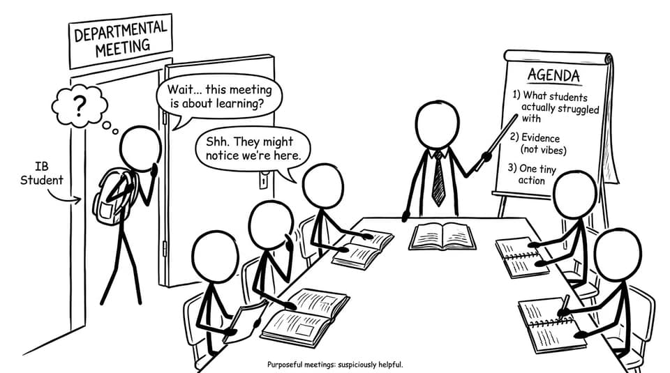 Purposeful meetings: suspiciously helpful.