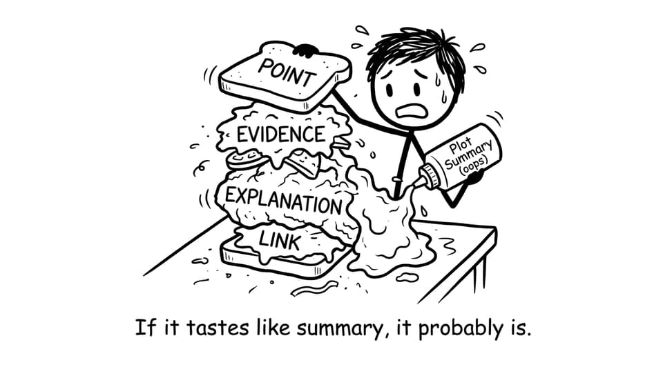 PEEL sandwich vs plot summary