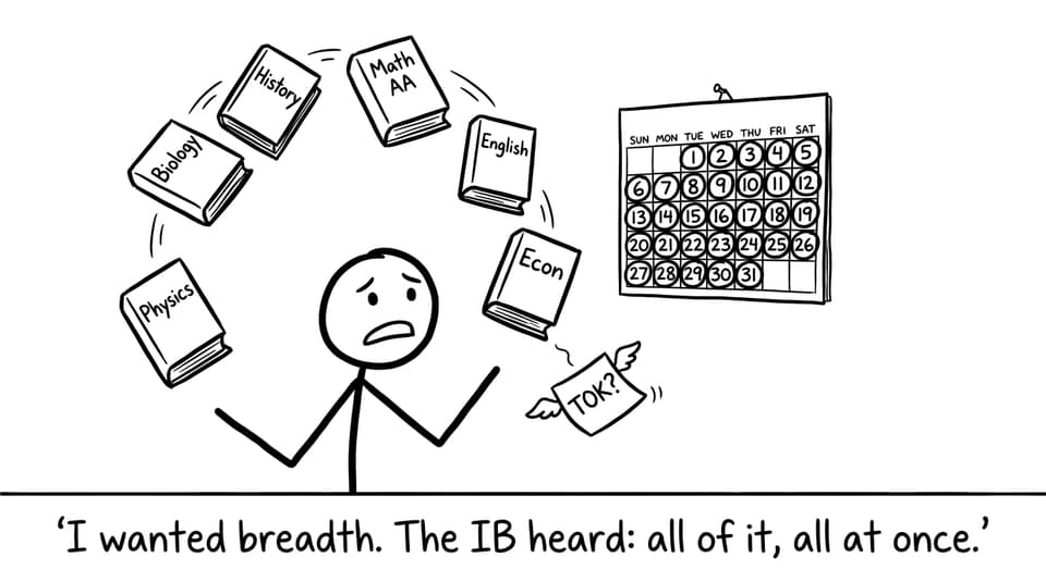 IB student juggling everything