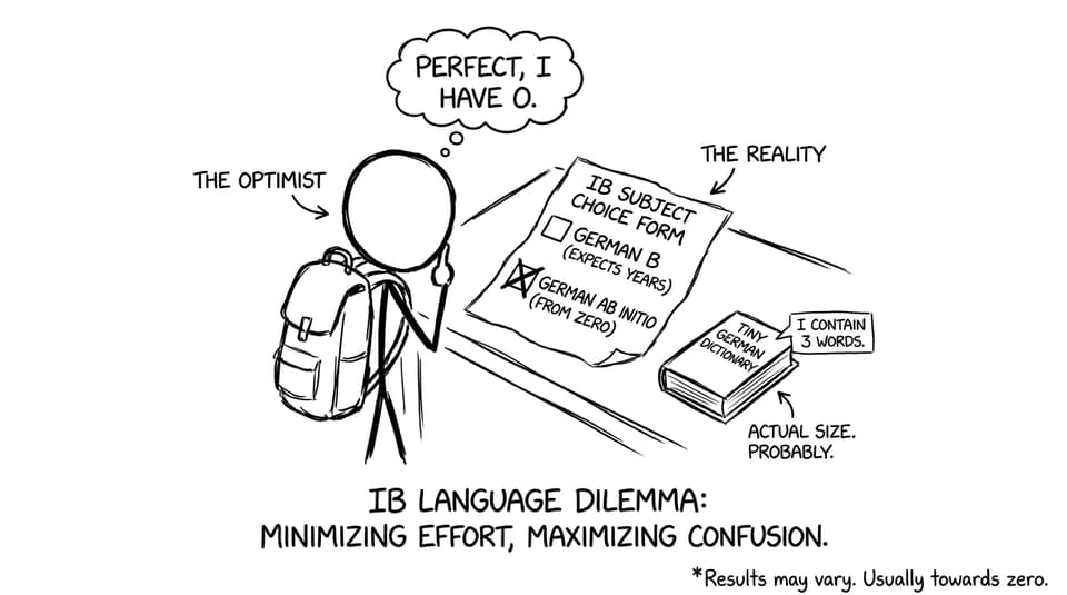 Student choosing between German B and Ab Initio