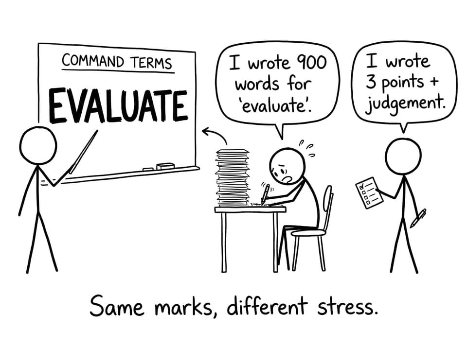 Command terms comic