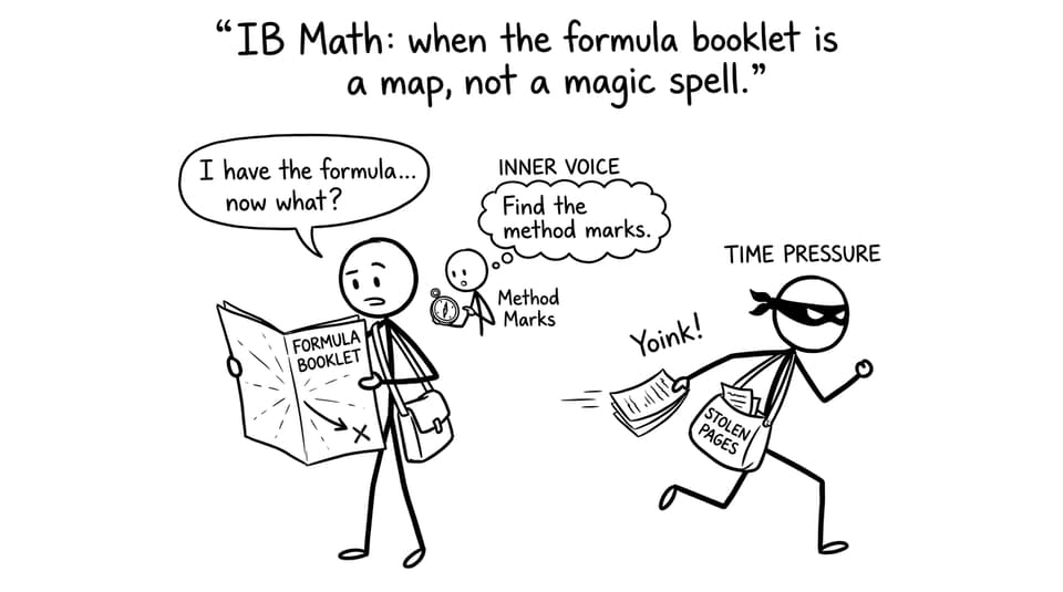 IB Math formula booklet is a map, not magic