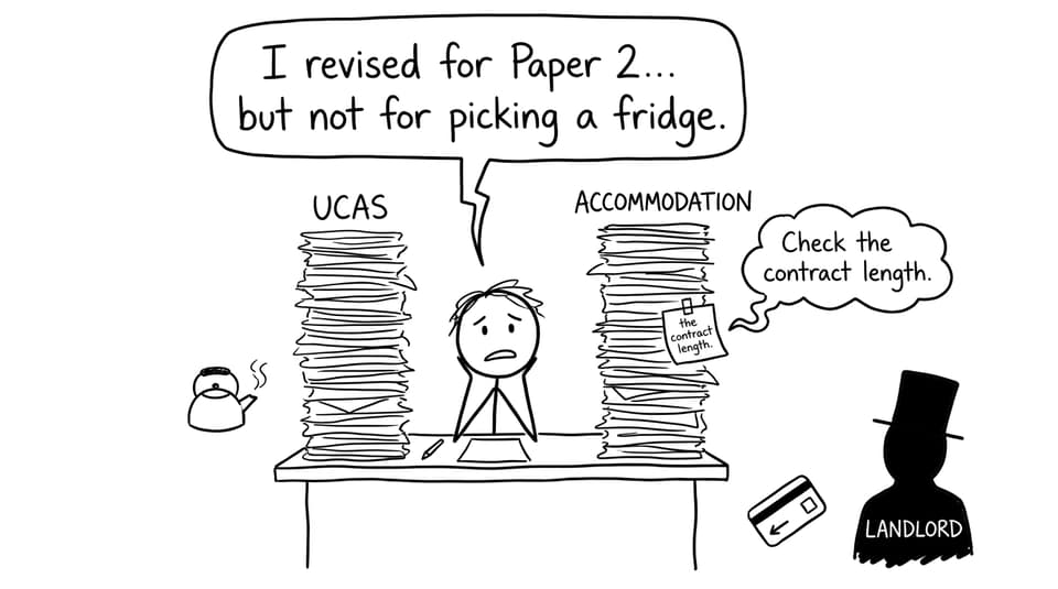 IB student choosing between UCAS and accommodation