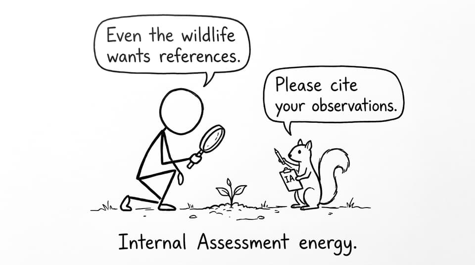 IB ESS IA squirrel comic